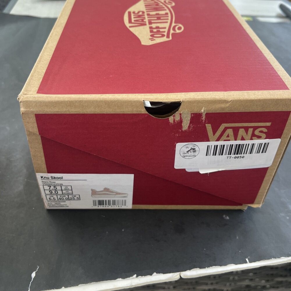 Vans On Skool Sepia Rose Size 7.5 Men 9 Women’s - Picture 9 of 11